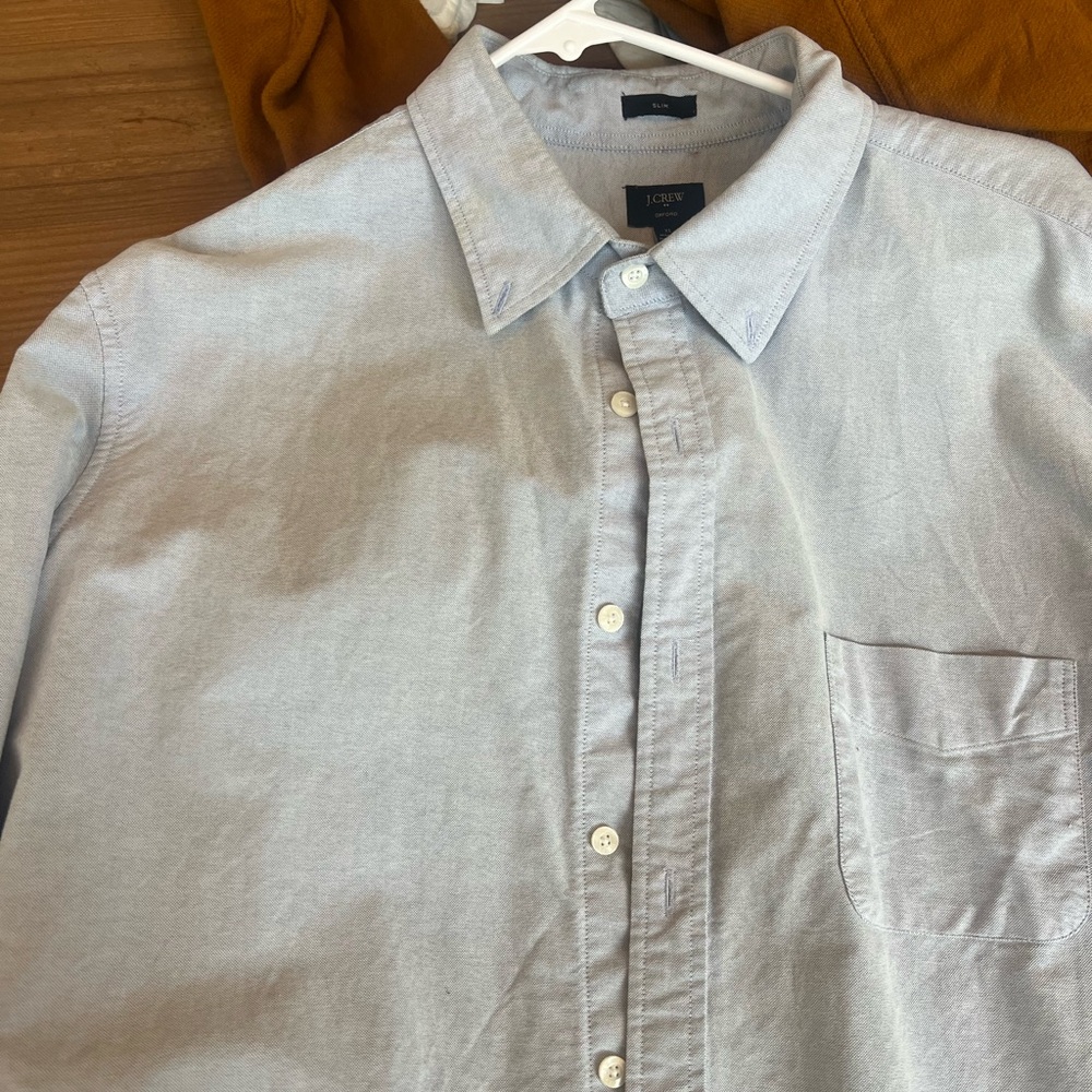 J. Crew men’s extra long oxford button down